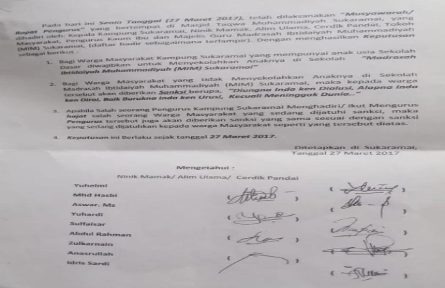 Kondisi Anak di Pasaman, Furqan, Dinas DP3AP2KB Pasaman, Sukaramai, Masyarakat, Kesepakatan, Peraturan, Kebaikan