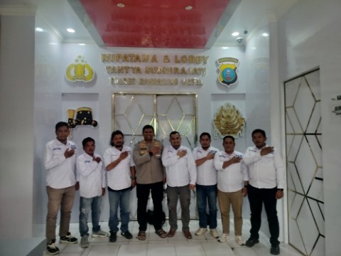 Silaturrahmi audensiJMSI Tabagsel dengan 
Kapolres kab Mandailing natal