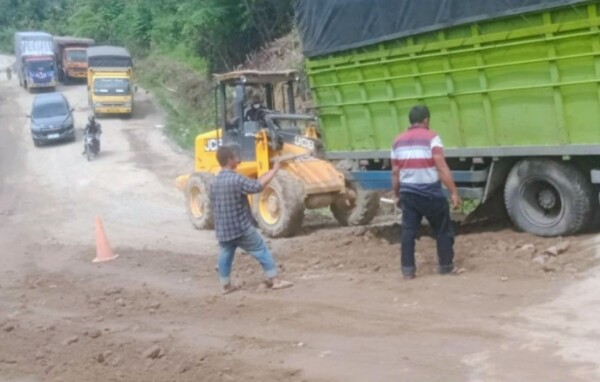 Kondisi Jalan Nasional Batu Jomba Tapanuli Selatan