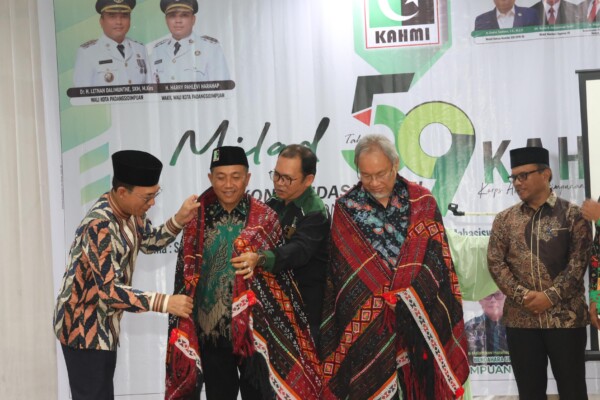 Bupati Tapanuli Selatan, H. Gus Irawan Pasaribu saat menghadiri Milad ke-59 KAHMI Sumatera Utara 