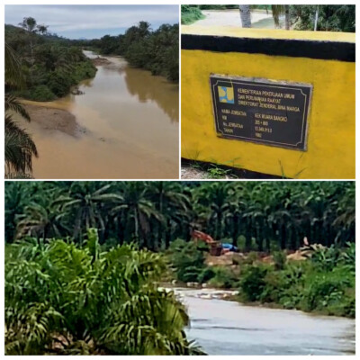 Kolase foto dugaan PETI di Kecamatan Ranto Baek, Kabupaten Mandailing Natal (Istimewa)