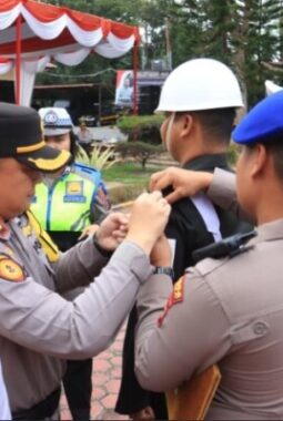 Tak Langsung Menilang, Satlantas Polres Langkat Kedepankan Teguran Humanis di Hari Pertama Operasi Keselamatan Toba 2026 