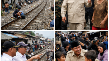 Presiden Prabowo Subianto Instruksikan Pembangunan Hunian Layak bagi Warga Pinggir Rel