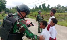 TNI hadir Sebagai Keluarga Bagi Saudara-Saudara Kita di Ujung Timur Indonesia