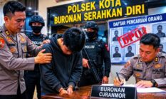 Buronan Curanmor Menyerahkan Diri, Takut Ditembak Polisi