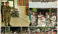 Perkuat Sinergi Perbatasan, Satgas Yonarmed 19/Bogani Terima Kunjungan Danyon Malaysia