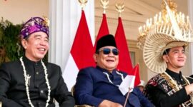 Momen Kebangsaan: Jokowi, Prabowo dan Gibran dalam Satu Bingkai (istimewa)