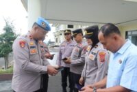 Penegakan Ketertiban dan Disiplin (Gaktiblin) terhadap personel Polres Tapsel (Istimewa)