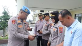 Penegakan Ketertiban dan Disiplin (Gaktiblin) terhadap personel Polres Tapsel (Istimewa)