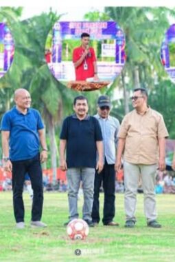 Dispora Madina Resmi Buka Open Turnamen Putra Mandiri Cup I Batahan, Diikuti 32 Tim
