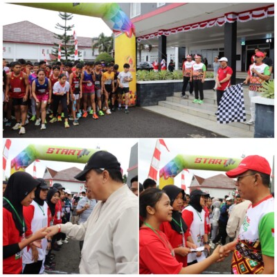 Bupati Tapsel lepas peserta Fun Run dan Fun Walk 2026 (Dok. Istimewa)