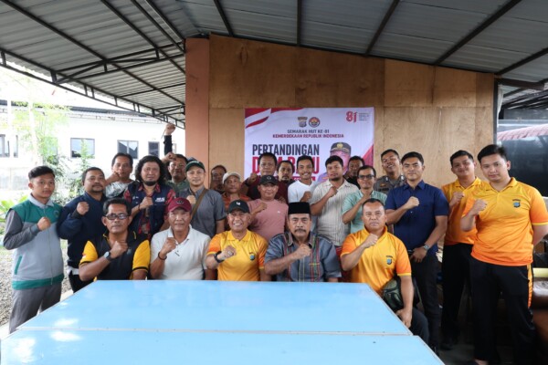 Semarak HUT ke-81 RI, Polres Tapsel dan Insan Pers Adu Strategi di Pertandingan Dam Batu (Istimewa)
