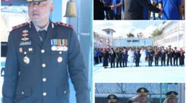 Kapolres Tapanuli Selatan (Tapsel), AKBP Anton Santoso, S.I.K., M.M. menghadiri upacara pemberian remisi umum bagi warga binaan Rutan Kelas II B Sipirok (Istimewa)