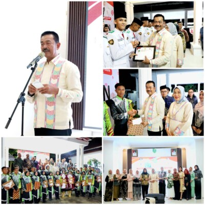 Peringatan HUT ke-81 Kemerdekaan RI di Kabupaten Mandailing Natal (Madina) bersama Bupati Madina (Istimewa)
