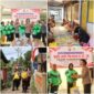 Polwan Polres Padangsidimpuan menunjukkan kepedulian kepada masyarakat melalui Gerakan Sosial Peduli Ojol (GASPOL) Perempuan dan bakti sosial ke Panti Jompo Ma'arif Muslimin (Istimewa)