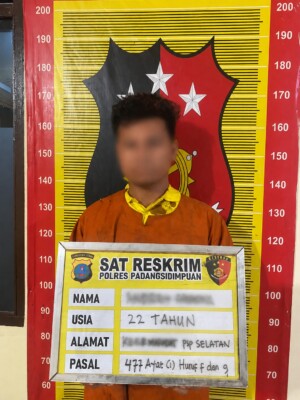 Tersangka berinisial AFS (Istimewa)