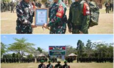 Yonif 123/Rajawali Serahkan Tugas Pamtas RI-PNG, Yonif 516/Caraka Yodha Resmi Bertugas