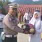 Satlantas Polres Tapsel Edukasi Pelajar soal Keselamatan Berlalu Lintas di SMKN 2 Sipenggeng (Istimewa)