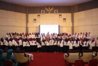 Ketua Tim Pembina Posyandu Tapsel Ny. Murni Gus Irawan Sosialisasikan Transformasi Posyandu 6 SPM (Istimewa)