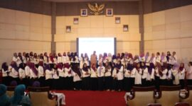 Ketua Tim Pembina Posyandu Tapsel Ny. Murni Gus Irawan Sosialisasikan Transformasi Posyandu 6 SPM (Istimewa)