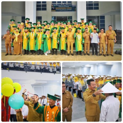 Bupati H. Saipullah Nasution mengajak mahasiswa baru Sekolah Tinggi Agama Islam STAIN Madina untuk melihat kegiatan PBAK dengan perspektif yang luas, bukan sekadar seremonial. (istimewa)