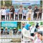 Dukung Program Ketahanan Pangan, Wakil Bupati Mandailing Natal (Madina) Atika Azmi Utammi Nasution turun ke ladang dan ikut menanam bibit.