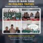 Polres Tapanuli Selatan (Tapsel) menggelar peringatan Maulid Nabi Muhammad SAW 1448 Hijriah/2026 Masehi di Aula Lantai II Mapolres Tapanuli Selatan. (istimewa)