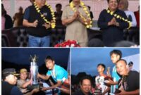 Meriahkan HUT RI ke-81, Tim MAN Tapanuli Selatan (Tapsel) Sipagimbar berhasil meraih juara pertama Turnamen Sepakbola Bagusi Cup I Tahun 2026