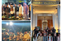 Pangdam XXI/Raden Intan Mayjen TNI Kristomei Sianturi menghadiri pembukaan Pameran Nasirun (1965–2026) di Galeri Nasional Indonesia, Jakarta, Sabtu (12/9/2026).