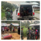 Prajurit Satgas Pamtas Yonif 147/KGJ membantu kelancaran prosesi pemakaman warga di Distrik Yamor, Papua Barat Daya. (Pen Satgas Pamtas RI-PNG Yonif 147/KGJ)