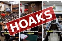 Konten Hoaks  yang Menampilkan Sosok Prajurit TNI AD (Istimewa)