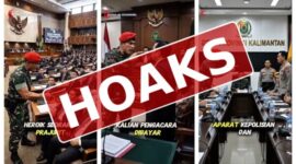 Konten Hoaks  yang Menampilkan Sosok Prajurit TNI AD (Istimewa)