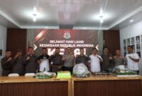 Peringatan Hari Lahir Kejaksaan Republik Indonesia ke-81 di Kantor Kejaksaan Negeri Tapanuli Selatan. (Istimewa)