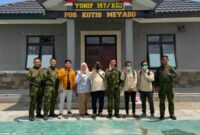Jaga Kesehatan Prajurit, Puskesmas Meyado Gelar Skrining Malaria di Pos Kotis Satgas Yonif 147/KGJ (istimewa)