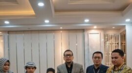 Ketua WPPC Ahmad Doli Kurnia Terima Kunjungan Dua Anak Pengungsi dari Gaza. (istimewa)