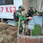 Tingkatkan Kesejahteraan Mandiri, Prajurit Pos Moyeba Satgas Yonif 147/KGJ Gelar Kegiatan Hanpangan Pos (istimewa)
