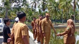 Bupati Madina Tinjau Langsung Balai Benih Ikan (BBI) untuk dibenahi. (istimewa)