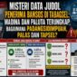 Infografis data penerima bansos di Tabagsel yang terindikasi terlibat judi online, berdasarkan temuan PPATK di Mandailing Natal dan Padang Lawas Utara. (istimewa)