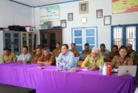 Pemkab Madina melaksanakan Monitoring dan Evaluasi Pelaksanaan Observasi Calon Percontohan Desa Anti Korupsi di Desa Maga Dolok. (istimewa)