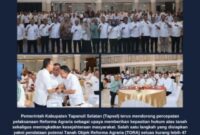Bupati Gus Irawan Pasaribu (tengah) bersama jajaran menghadiri Rakor Awal Reforma Agraria GTRA Sumut 2026 di Kantor Gubernur Sumatera Utara, Medan, Rabu (2/9/2026). (istimewa)