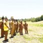 Pemerintah Kabupaten Mandailing Natal (Madina) melalui Dinas Pertanian mulai menanam benih pisang kepok di lahan yang ada di Desa Hutatonga, Kecamatan Panyabungan Barat. (istimewa)